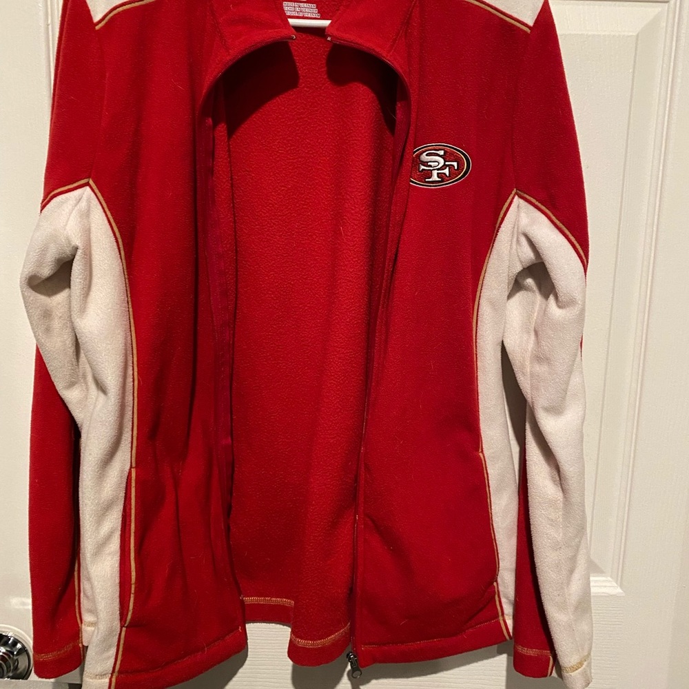 Large fleece SF 49er jacket